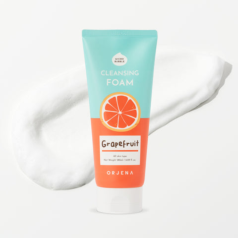Orjena Smile Day Cleasing Foam Grepefruit-GreyfurtÖzlü Besleyici Temizleme Köpüğü-180ml