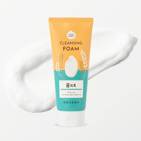 Orjena Smile Day Cleansing Foam Rice-Pirinç Özlü Aydınlatıcı Temizleme Köpüğü-180ml