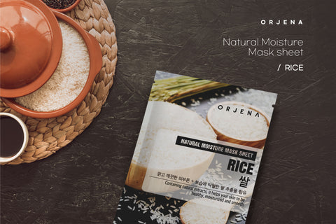 Orjena Natural Moisture Sheet Mask - Tüm Ciltlere Uygun Cilt Bakım Kağıt Maske Seti 4'lü