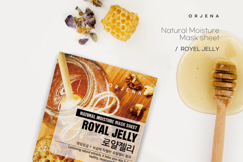 Orjena Natural Moisture Sheet Mask - Tüm Ciltlere Uygun Cilt Bakım Kağıt Maske Seti 4'lü