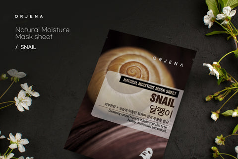 Orjena Natural Moisture Sheet Mask - Tüm Ciltlere Uygun Cilt Bakım Kağıt Maske Seti 4'lü