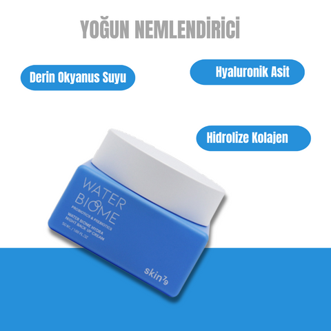 Skin79 Water Biome Hydra Night Back Up Cream- Probiyotikli Bariyer Güçlendirici Nemlendirici Gece Krem- 50ml