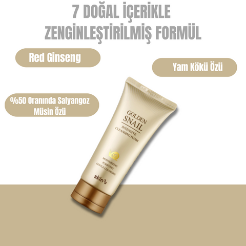 Skin79 Golden Snail Intensive Foam-Kırışıklık Karşıtı Yoğun Nemlendirici Temizleme Köpüğü-125ml