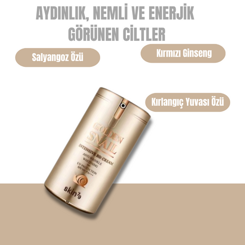 Skin79 Golden Snail Intensive Bb Cream SPF+PA++ Nemlendirici ve Besleyici Cilt Tonunu Eşitleyen Bb Krem-45gr