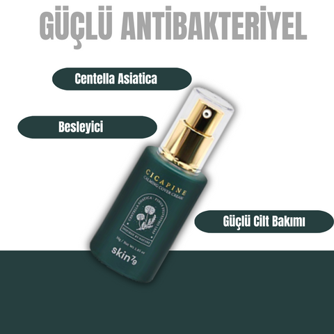 Skin79 Cıca Pıne Calmıng Cover Cream SPF38 Pa++  Yatıştırıcı Cilt Tonunu Eşitleyen Krem-30g