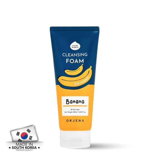 Orjena Smile Day Cleasing Foam Banana-Muz Özlü Besleyici Temizleme Köpüğü-180ml