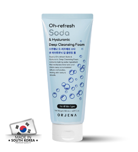 Orjena Oh-Refresh Soda&Hyaluronıc Deep Cleansıng Foam-Soda&Hyaluronic Nemlendirici Temizleme Köpüğü 180ml