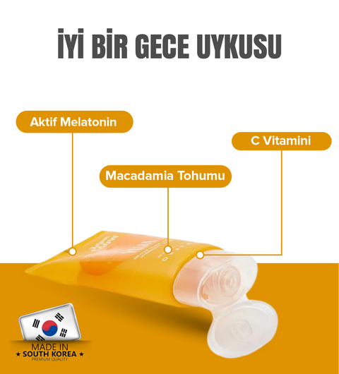 Orjena Rejuve Glow Yuja Overnıght Mask- Vegan CVitaminli Leke Karşıtı Uyku Maskesi- 100ml