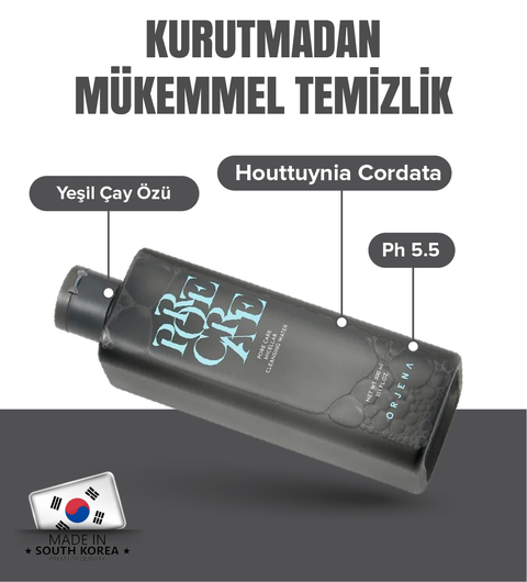 Orjena Pore Care Micellar Cleansing Water-  Gözenek Karşıtı Yüz Ve Makyaj Temizleme Suyu- 300ml