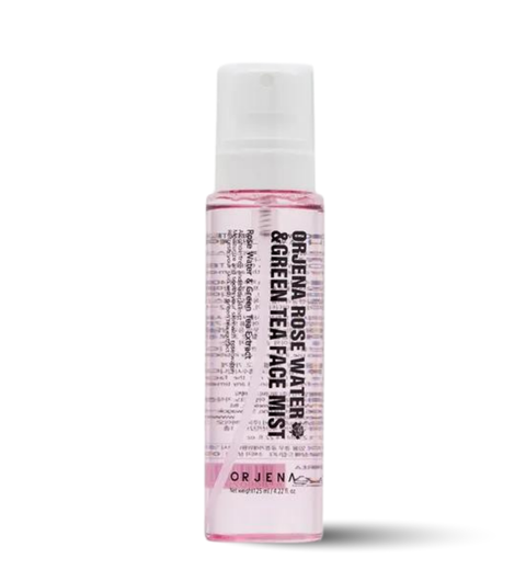 Orjena Rose Water& Green Tea Face Mist-Yeşil Çay&Gül Nemlendirici Yüz Spreyi-125ml