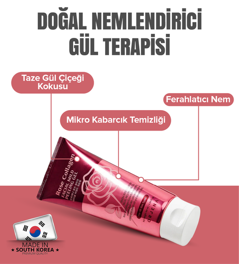 Orjena Rose Collagen Facial Mild Peelıng Gel-Collagen Peeling-180ml