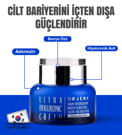 Orjena Ultra Hyaluronic Cream-  Yoğun Nemlendirici Yüz Krem- 50ml
