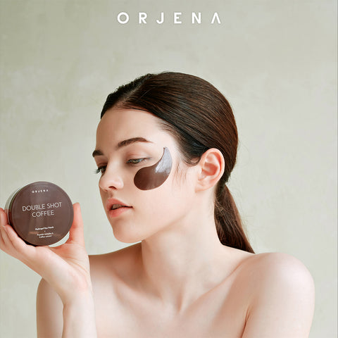 Orjena Double Shot Coffee Hydrogel Eye Patch-Kahve Özlü Hydrogel Göz  Patch -90g-60 Adet