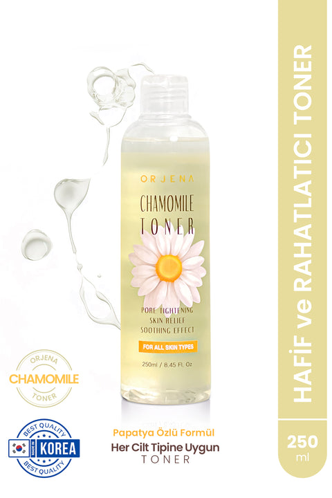 Orjena Chamomıle Toner-Papatya Özlü Hafif ve Rahatlatıcı Toner-250ml
