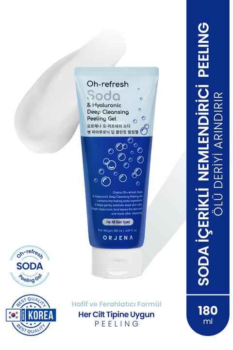 Orjena Oh-Refresh Soda&Hyaluronıc Deep Peeling Gel-Soda&Hyaluronic Peeling-180ml