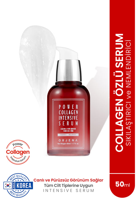 Orjena Power Collagen Intensive Serum -Collagen Sıkılaştırıcı ve Nemlendirici Serum-50 ml