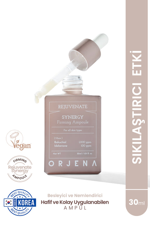 Orjena Rejuvenate Synergy Firming Ampoule - Vegan Besleyici ve Nemlendiric Ampul-30ml