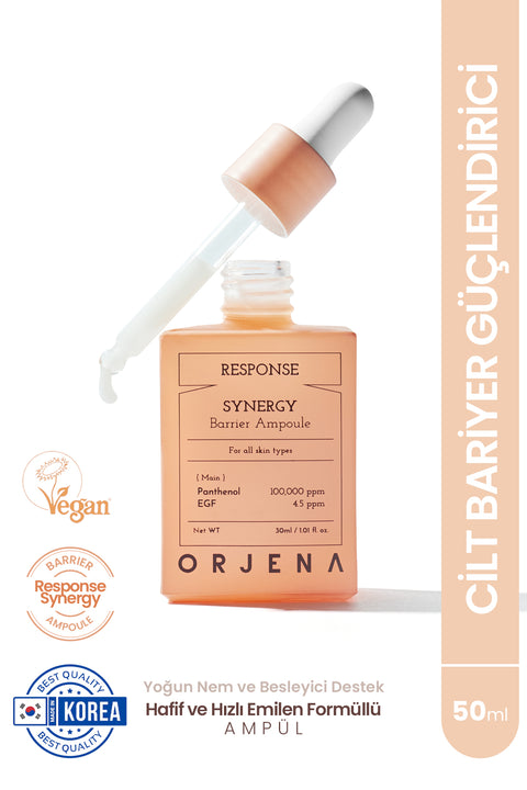 Orjena Response Synergy Barrier Ampul- Vegan Cilt Bariyer Besleyici  Ampul -50ml