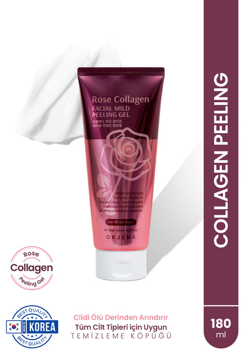 Orjena Rose Collagen Facial Mild Peelıng Gel-Collagen Peeling-180ml