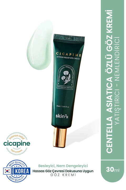 Skin79 Cica Pine Intense Relief Eye Cream- Besleyici Nemlendirici ve Yatıştırıcı Göz Kremi- 30ml