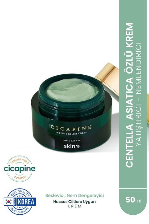 Skin79 Cica Pine Intense Relief Cream - Besleyici Nemlendirici ve Yatıştırıcı Krem- 50ml