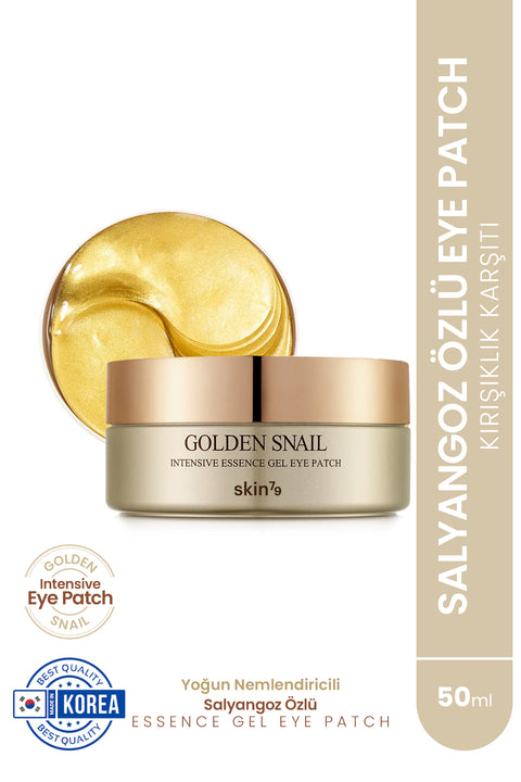 Skin79 Golden Snail Instensive Essence Gel Eye Patch-Kırışıklık Karşıtı Yoğun Nemlendirici Göz Maskesi/Patch-83g-60Adet