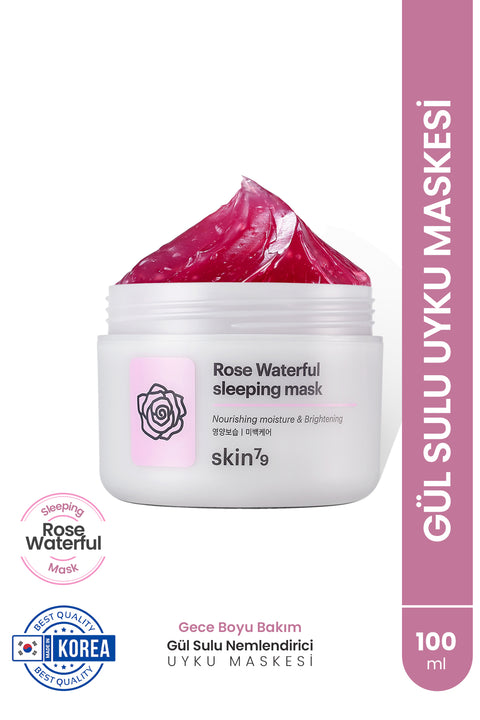 Skin79 Rose Waterful Sleeping Mask -Gül Sulu Nemlendirici Uyku Maske-100ml