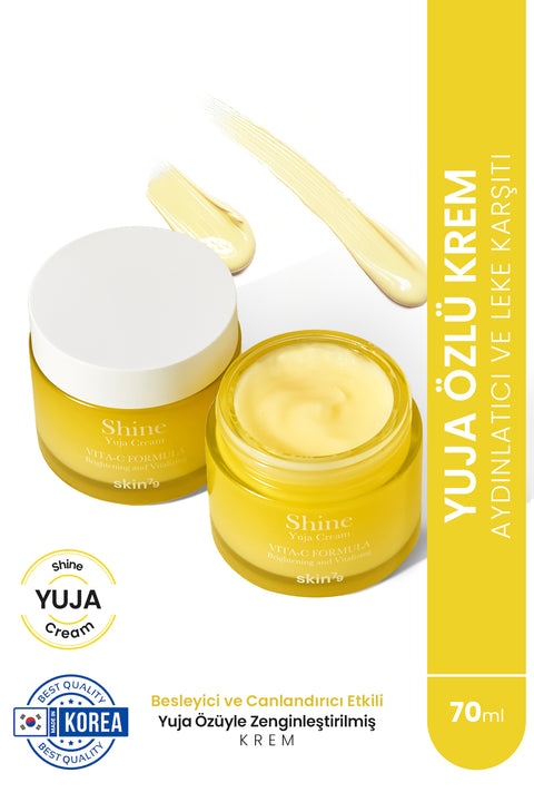 Skin79 Shine Yuja Cream- C Vitaminli Leke Karşıtı Aydınlatıcı Krem - 70ml