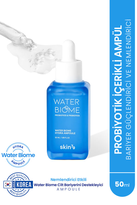 Skin79 Water Biome Hydra Ampoule-Probiyotikli Bariyer Güçlendirici Nemlendirici Ampul-50ml