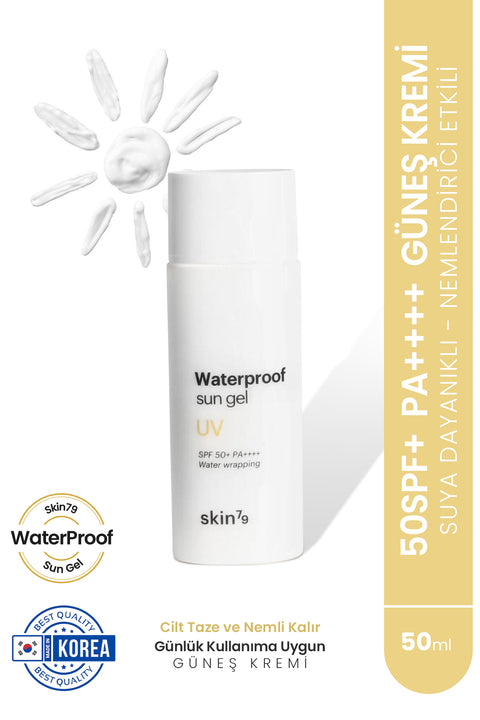 Skin79 Water Wrapping Waterproof Sun Gel SPF50+PA++++ Nemlendirici ve Suya Dayanıklı Güneş Kremi-50ml
