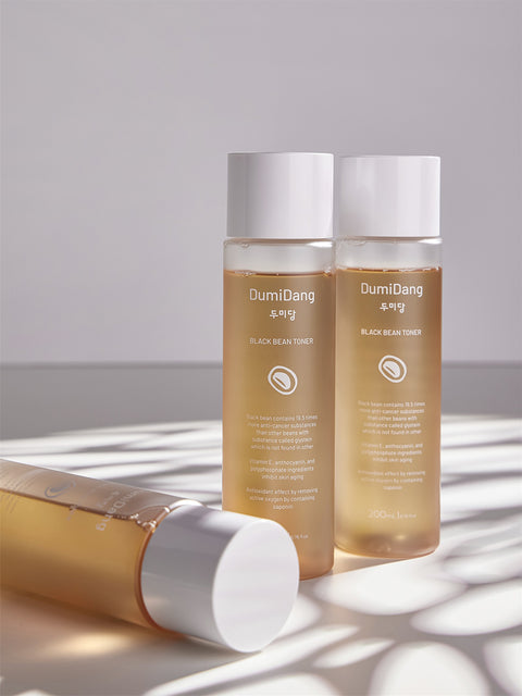 DumiDang Black Bean Essence Toner-Vegan Sıkılaştırıcı ve Nemlendirici Tonik-200ml