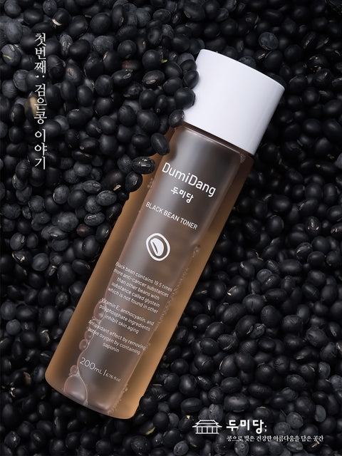 DumiDang Black Bean Essence Toner-Vegan Sıkılaştırıcı ve Nemlendirici Tonik-200ml