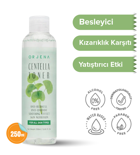 Orjena Centella Toner-Yatıştırıcı ve Nemlendirici Toner-250ml