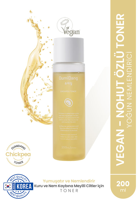 DumiDang Chickpea Essence Toner-Vegan Yoğun Nemlendirici Toner-200ml