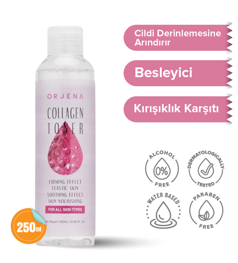 Orjena Collagen Toner-Sıkılaştırıcı ve Nemlendirici Toner-250ml