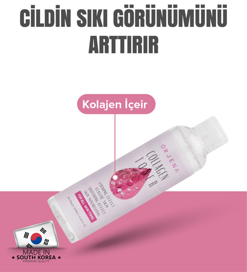 Orjena Collagen Toner-Sıkılaştırıcı ve Nemlendirici Toner-250ml