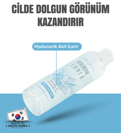 Orjena Hyaluronic Toner-Hyaluronic Asit Yoğun Nemlendirici Toner-250ml