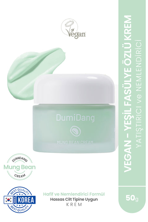 DumiDang Mung Bean Cream- Vegan Yatıştırıcı ve Nemlendirici Krem-50ml