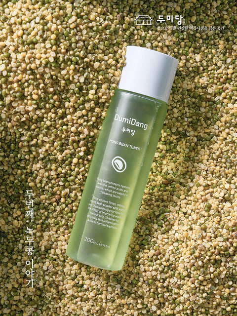 DumiDang Mung Bean Essence Toner- Vegan Yatıştırıcı ve Nemlendirici Toner- 200ml