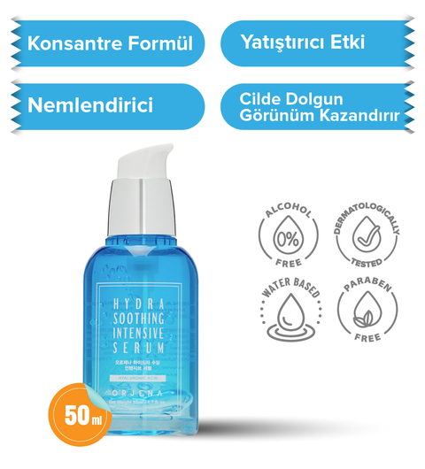 Orjena Hydra Soothing Intensive Serum -Yoğun Nemlendirici Serum-50ml