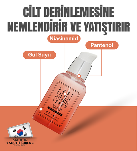 Orjena Rose Calming Intensive Serum-Nemlendirici Sakinleştirici Serum-50ml