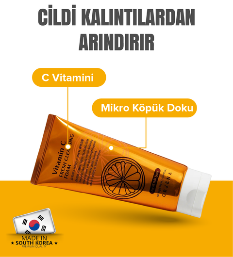 Orjena Vitamin C Facial Mild Cleansing Foam - Vitamin C Temizleme Köpüğü-180ml
