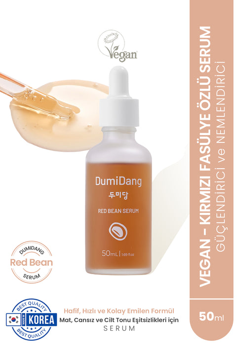 DumiDang Red Bean Serum- Vegan Güçlendirici ve Nemlendirici Serum-50ml