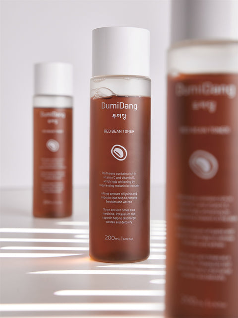 DumiDang Red Bean Essence Toner-Vegan Güçlendirici ve Nemlendirici Toner-200ml