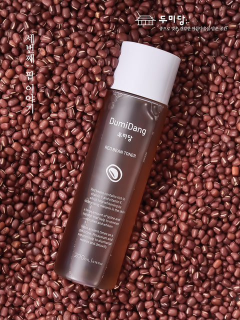 DumiDang Red Bean Essence Toner-Vegan Güçlendirici ve Nemlendirici Toner-200ml