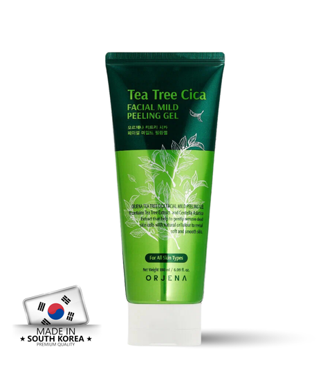 Orjena Tea Tree Cica Facial Mild Peeling Gel -Çay Ağacı Yatıştırıcı ve Nemlendirici Peeling Gel- 180ml